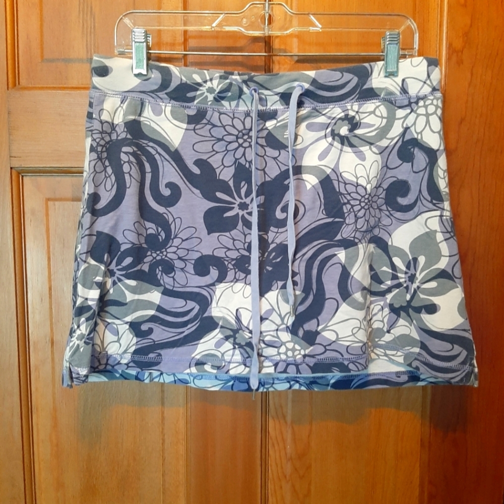NYL Spandex Activewear Floral Mini skirt - Size PL